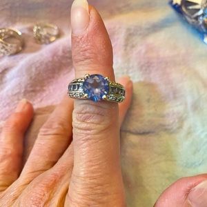 925 sterling silver absolute Harry Winston ring